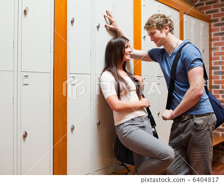 In love couple flirting In love couple flirting 6404817
