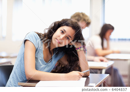 Calm young student posing 6404837