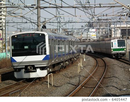 常磐線Rapid E 531系列6000 Kitamatsudo站 常磐線Rapid E 531系列6000 Kitamatsudo站 6405447