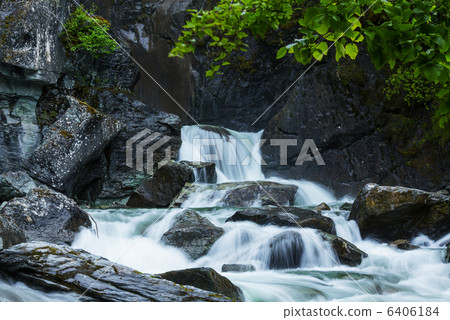 Waterfall on Alaska 6406184