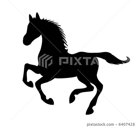 Silhouette horse Silhouette horse 6407428