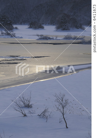 秋元湖的早晨 秋元湖的早晨 6411673