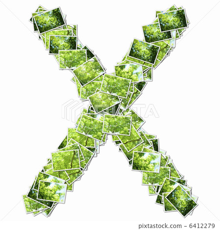 字母表的大寫字母與新綠色的圖片的 字母表的大寫字母與新綠色的圖片的 6412279