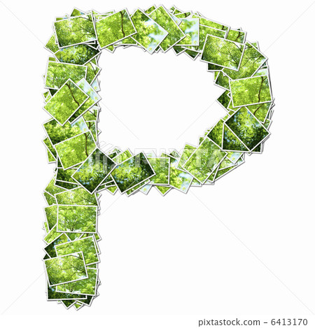 字母表的大寫字母與新綠色的圖片的 字母表的大寫字母與新綠色的圖片的 6413170