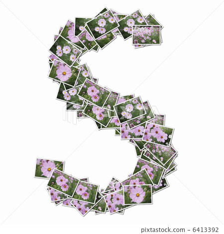 花字母與字母小寫 花字母與字母小寫 6413392