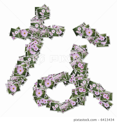 Hiragana in flower photos 6413434