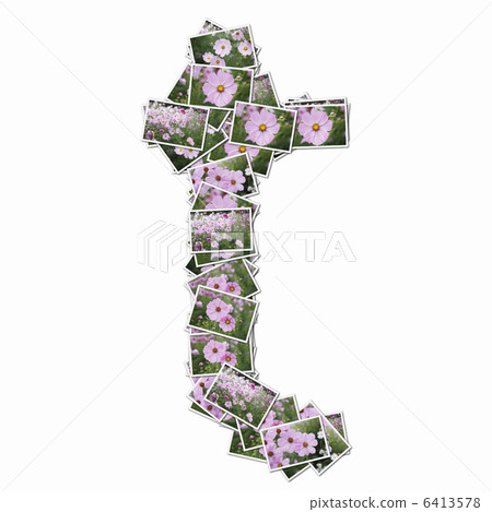 花字母與字母小寫 6413578