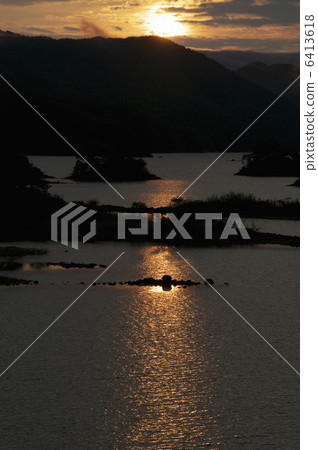 秋元湖的早晨 秋元湖的早晨 6413618