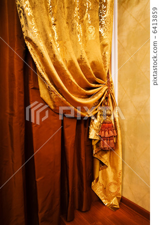 curtain with an ornament 6413859