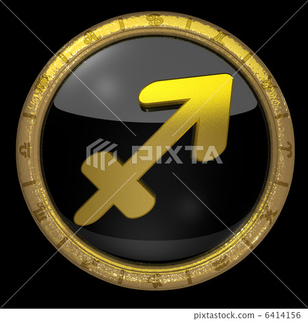 3D回報了描述占星術的標誌的圖像 6414156