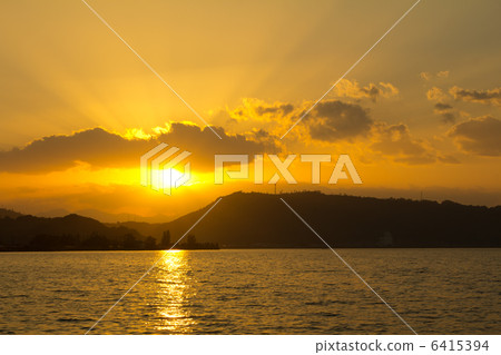 Sunset on Lake Togo 6415394