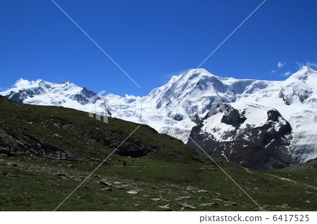 Swiss peak of Monterosa Swiss peak of Monterosa 6417525