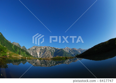 Hakuba-dake from Happo Pond 6417747