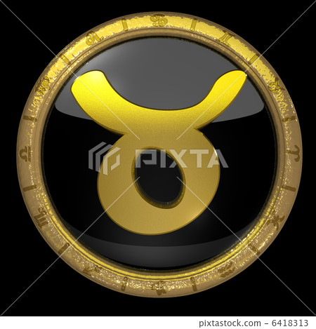 Abstract 3DCG illustration showing constellation sign Abstract 3DCG illustration showing constellation sign 6418313