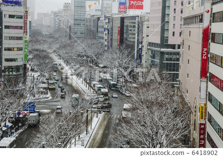 Snowy Aoba street 6418902