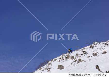 雪鞋攀岩 雪鞋攀岩 6419347