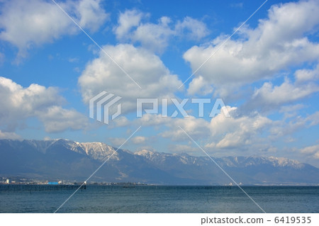 琵琶湖山脈和琵琶湖 琵琶湖山脈和琵琶湖 6419535