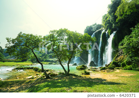 Waterfall in Vietnam 6420371