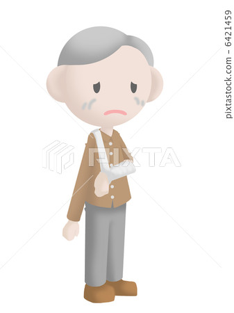 Old man Suspended arm 6421459