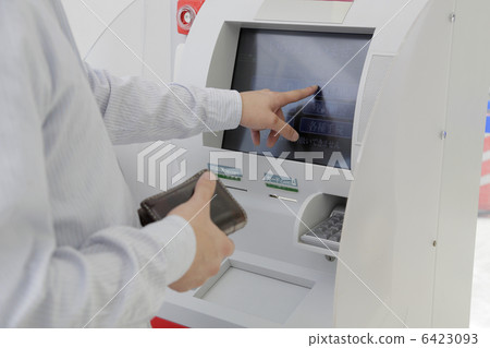 atm 自動櫃員機 取出 6423093