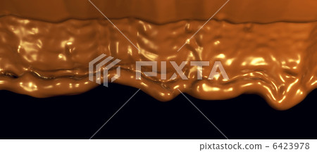 Hot chocolate flow or cocoa filling the screen Hot chocolate flow or cocoa filling the screen 6423978