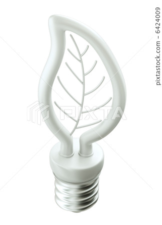 Eco friendly technology: leaf or folium light bulb isolated Eco friendly technology: leaf or folium light bulb isolated 6424009