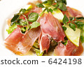 Raw ham and apple salad 6424198