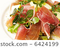Raw ham and apple salad 6424199