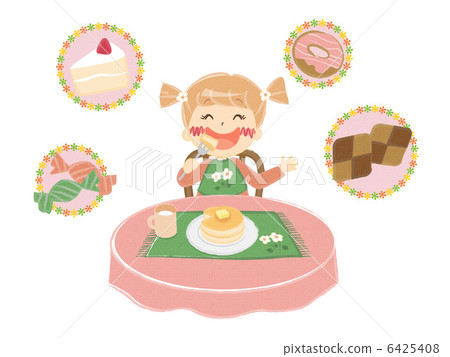Snack time snack time - Stock Illustration [6425408] - PIXTA