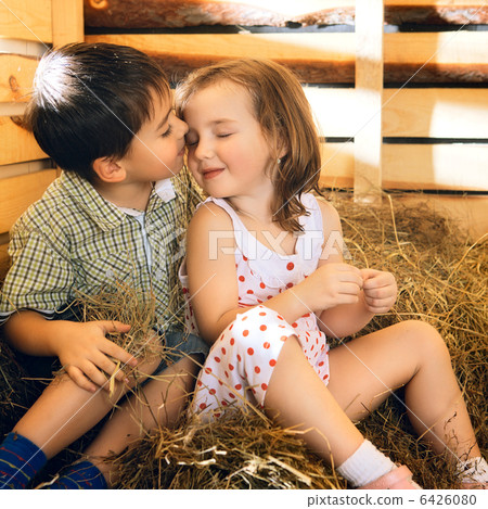 Children on Hayloft 6426080