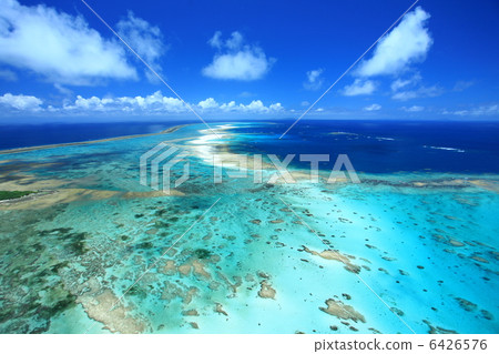 久米島哈特的海灘航拍照片 6426576