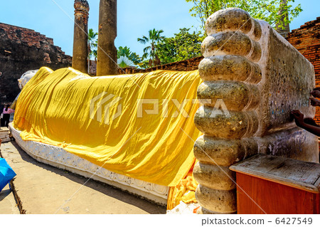 Wat Yai Chai Mongkon's Nirvana Object (Thailand, Ayutthaya) Wat Yai Chai Mongkon's Nirvana Object (Thailand, Ayutthaya) 6427549