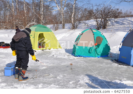 Fishing in winter Fishing in winter 6427550