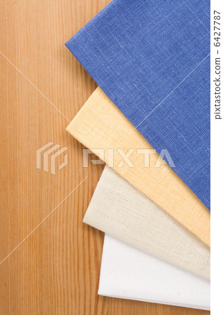 table napkin on wood 6427787