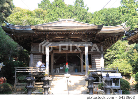 四國神社地方18號佛教寺院“Gensan-ji”正殿 四國神社地方18號佛教寺院“Gensan-ji”正殿 6428608