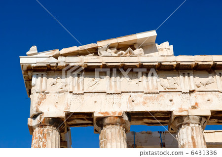 Detail of Parthenon in the Acropolis, Athens 6431336