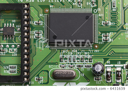 Elements of computer motherboard 6431639