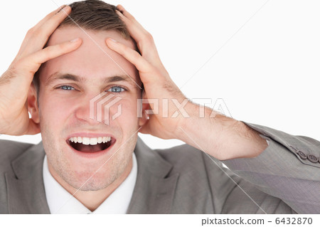 Stressed young businessman 6432870