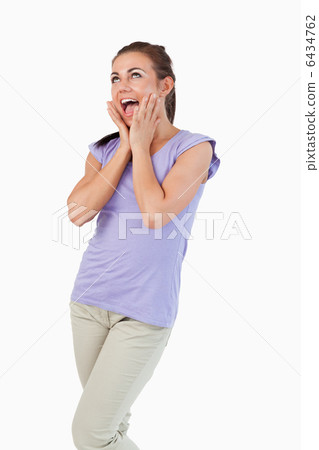 Young female surprised Young female surprised 6434762