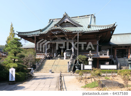四國神社地方19號佛教寺廟“Eizoji”正殿 四國神社地方19號佛教寺廟“Eizoji”正殿 6437580