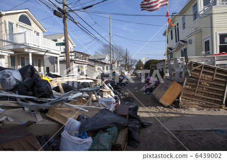 One of New York borough area after Hurricane Sandy 6439002