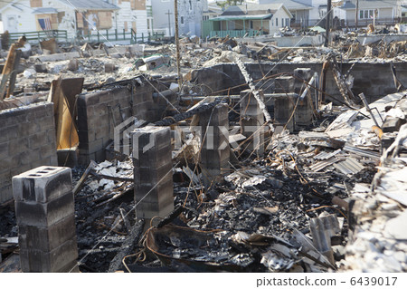 One of New York borough area after Hurricane Sandy 6439017
