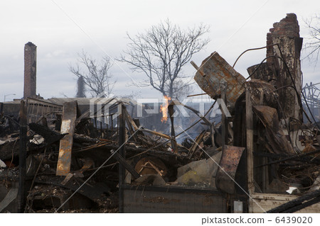 One of New York borough area after Hurricane Sandy 6439020