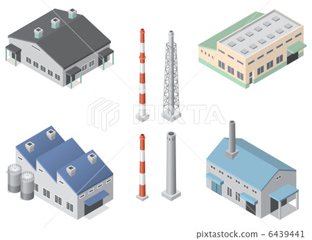 Factory / solid - Stock Illustration [6439441] - PIXTA