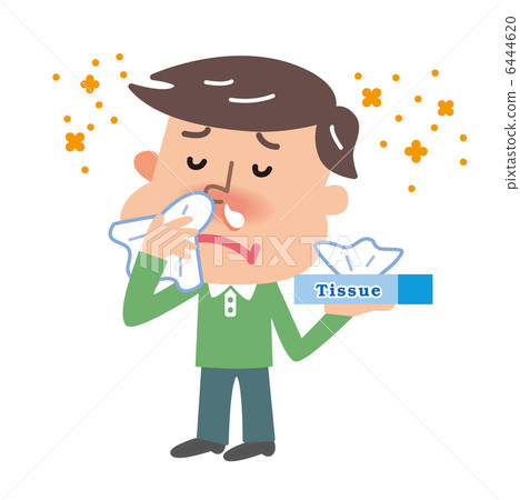 Male with hay fever nose stops 6444620