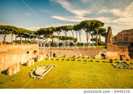 Ruins of Stadium Domitanus, Rome 6446338