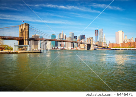 Brooklyn bridge and Manhattan 6446471
