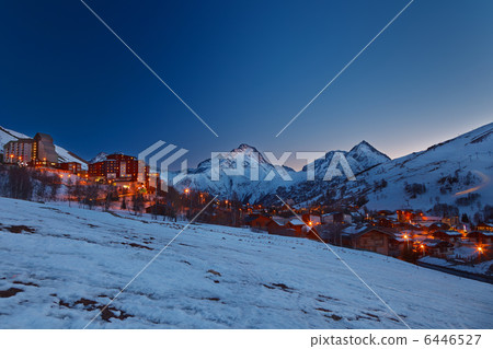 Ski resort in Alps 6446527