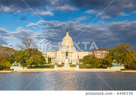 US Capitol at evening 6446539