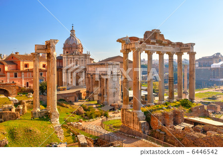 Roman ruins in Rome, Forum 6446542